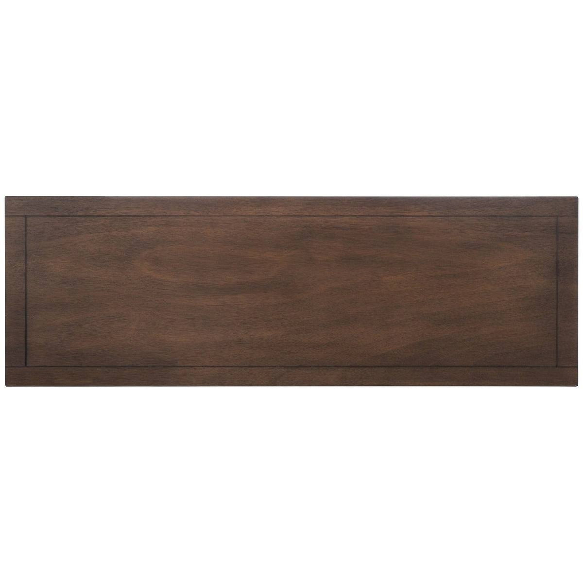4 Drawer Distressed White Media Stand V5376