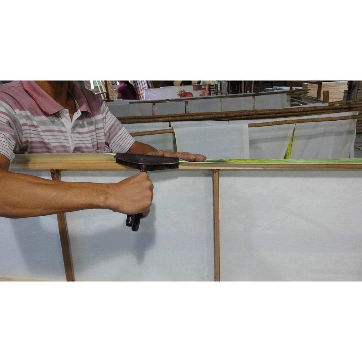6 ft. Tall Woven 3 Panel Room Divider T727