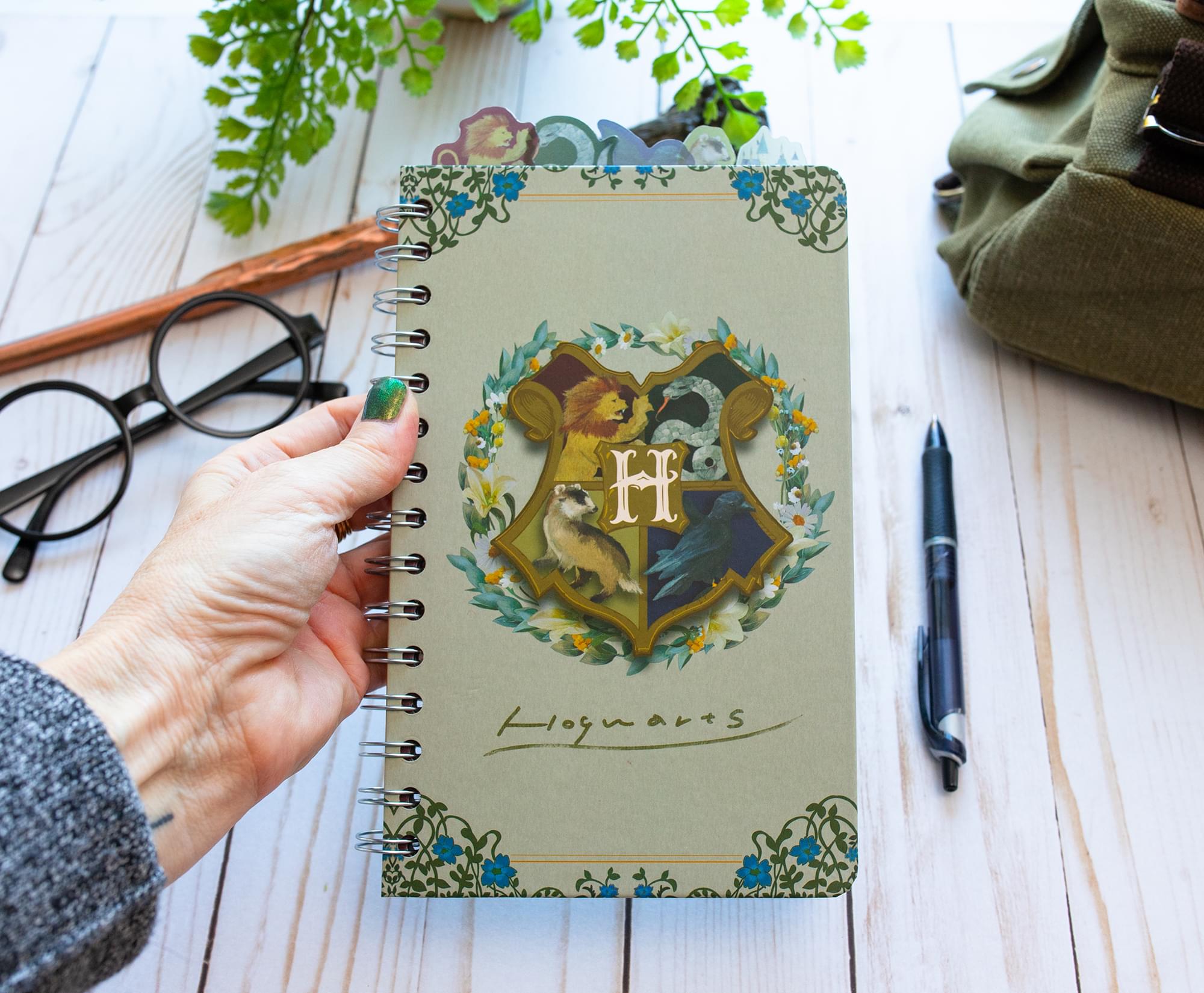 5-Tab Spiral Notebook With 75 Sheets D848283