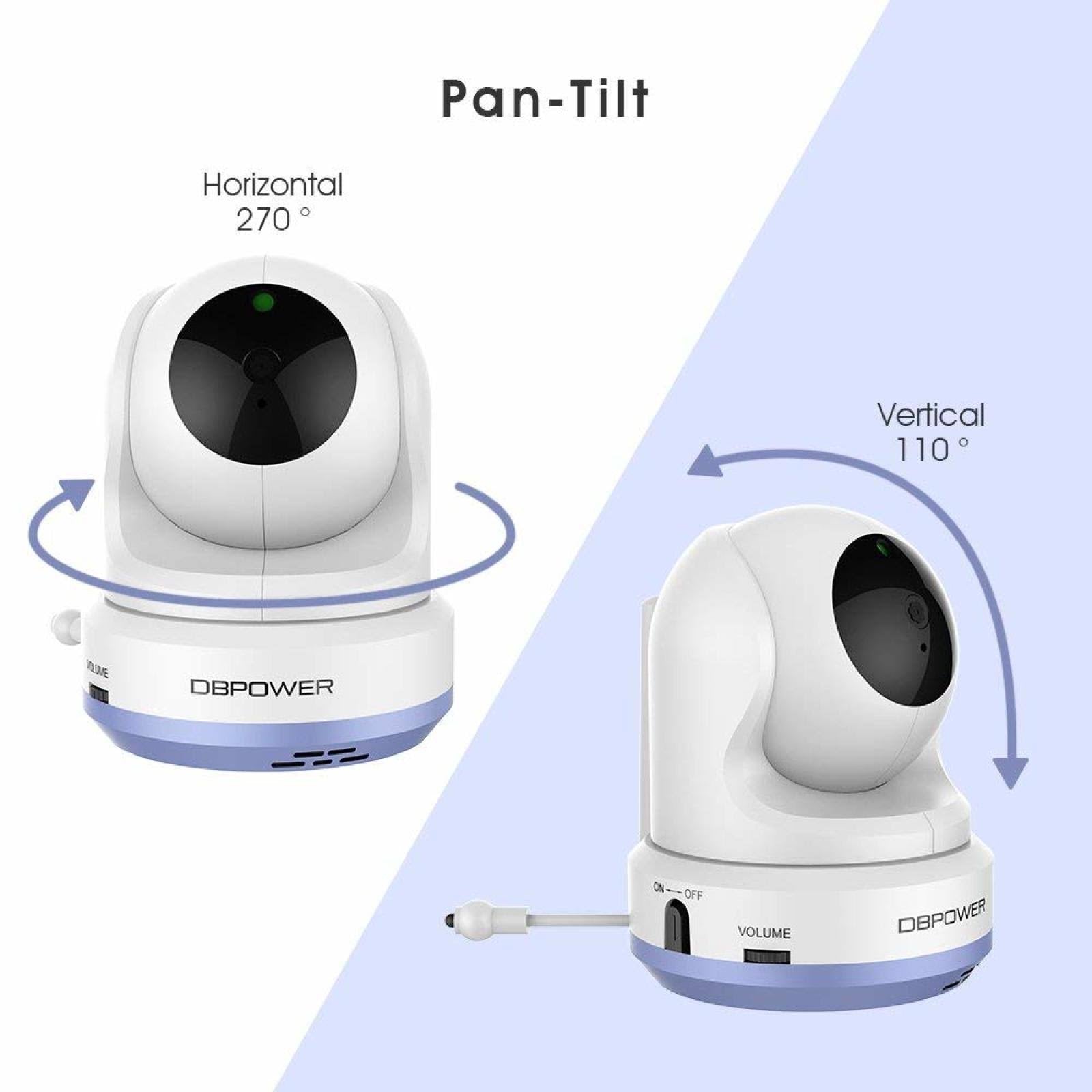 4.3" LCD Video Baby Monitor with 270 Pan-Tilt-Zoom W943