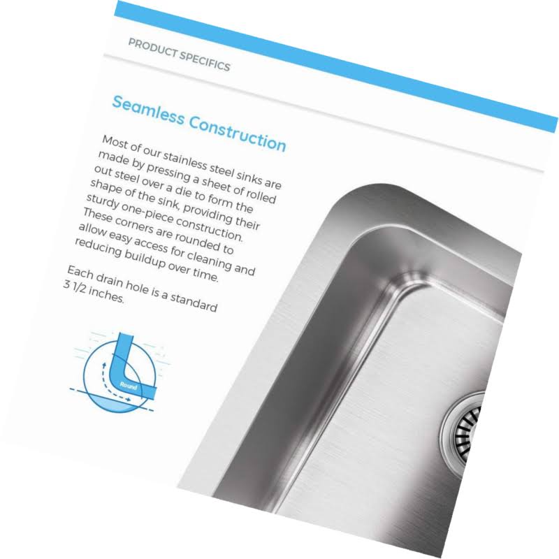 Undermount Stainless Steel Kitchen Sink N933