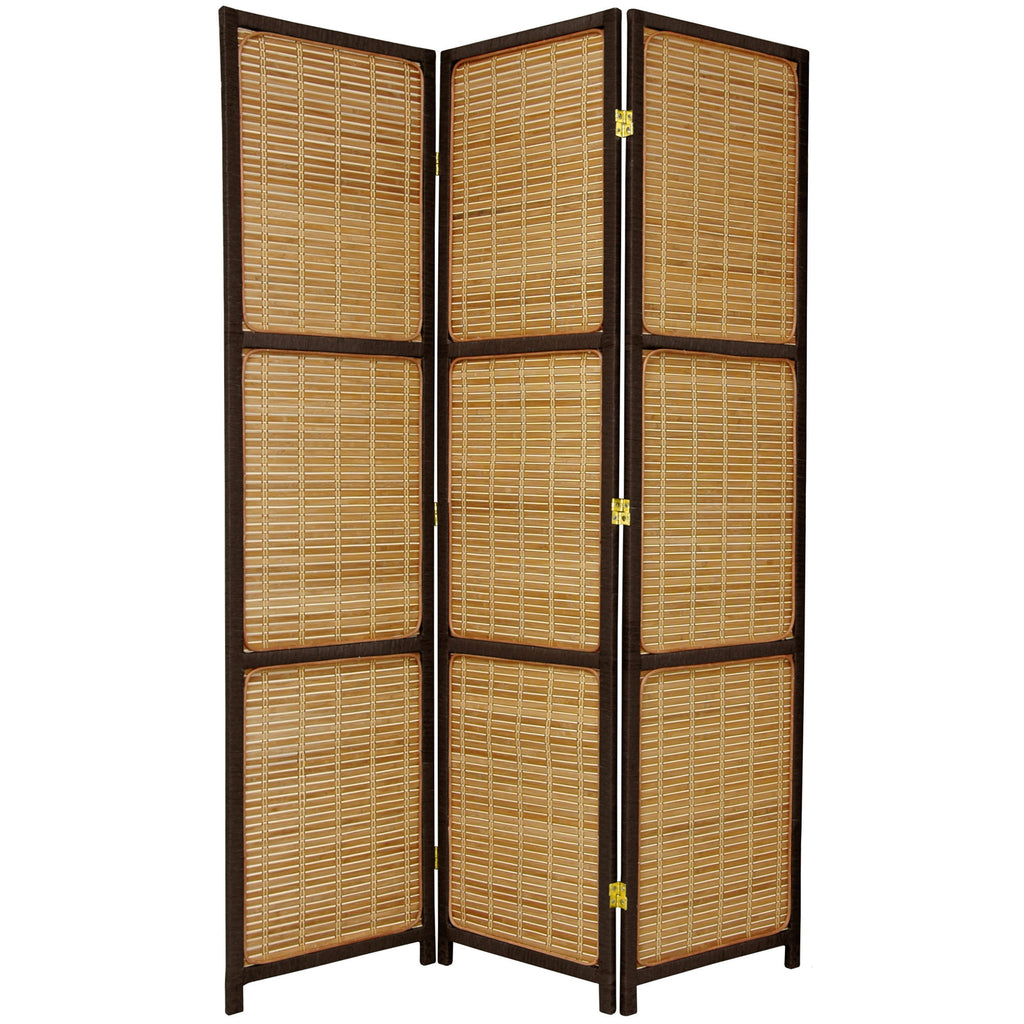 6 ft. Tall Woven 3 Panel Room Divider T727