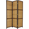 6 ft. Tall Woven 3 Panel Room Divider T727