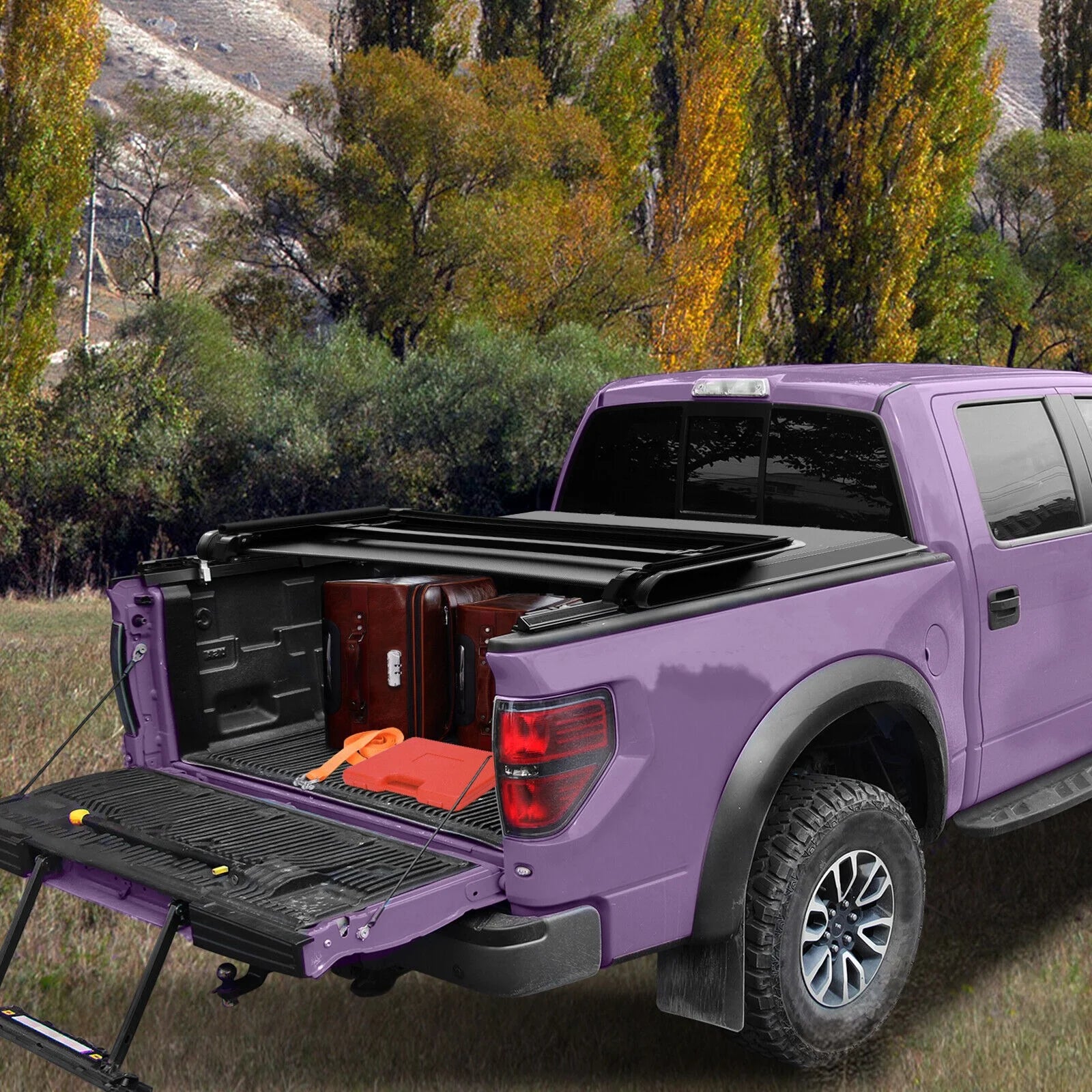 5 Feet Soft Tri-fold Truck Bed Tonneau Cover W429