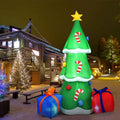 6FT Christmas Inflatable Decorations Tree with Led Lights and Blower R589110