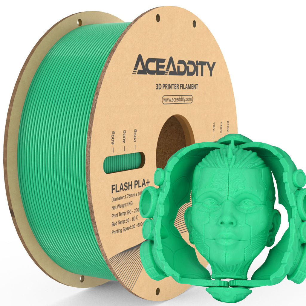 Green PLA+ Filament 1.75mm 1KG 6 Rolls E764796