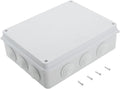 ABS Plastic IP65 Junction Box White 10 x 7.9 x 3.1 inch Pack of 2 Z6710