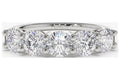 Solid 950 Platinum Moissanite Engagement Band M45847