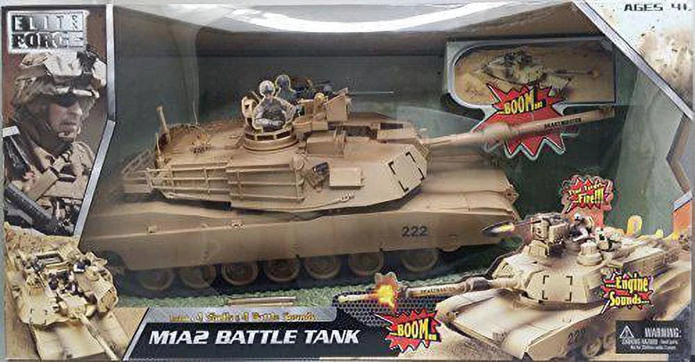M1A2 Battle Tank Vehicle with Realistic Lights and Sounds P705