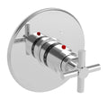 Satin Nickel Thermostatic Trim Plate with Handle K44833