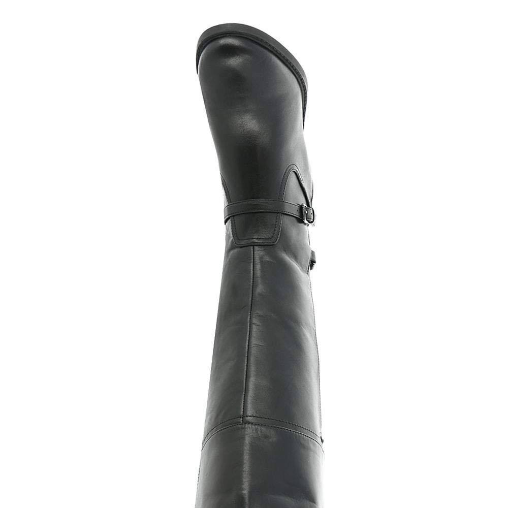 Black Wide Calf Boots S705216