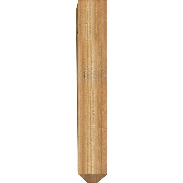 Traditional Craftsman Rough Sawn Bracket, Western Red Cedar U2375