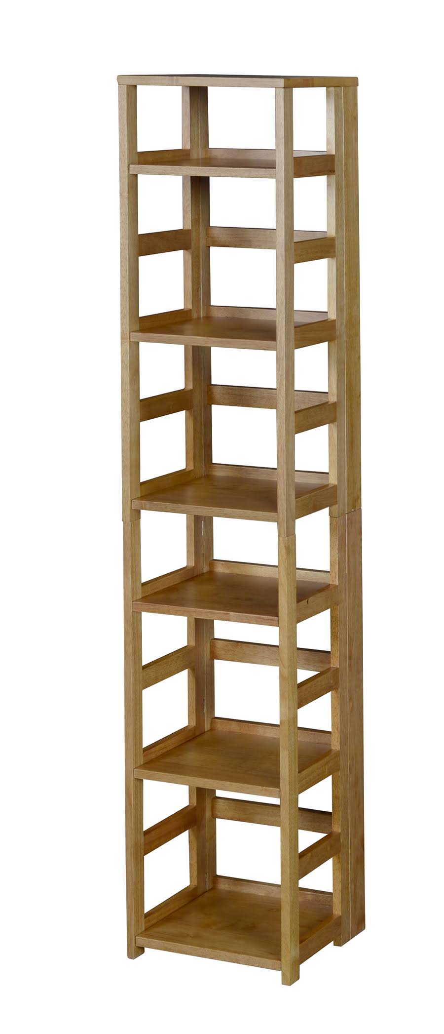 White 67x22 High Square Folding Bookcase K532515