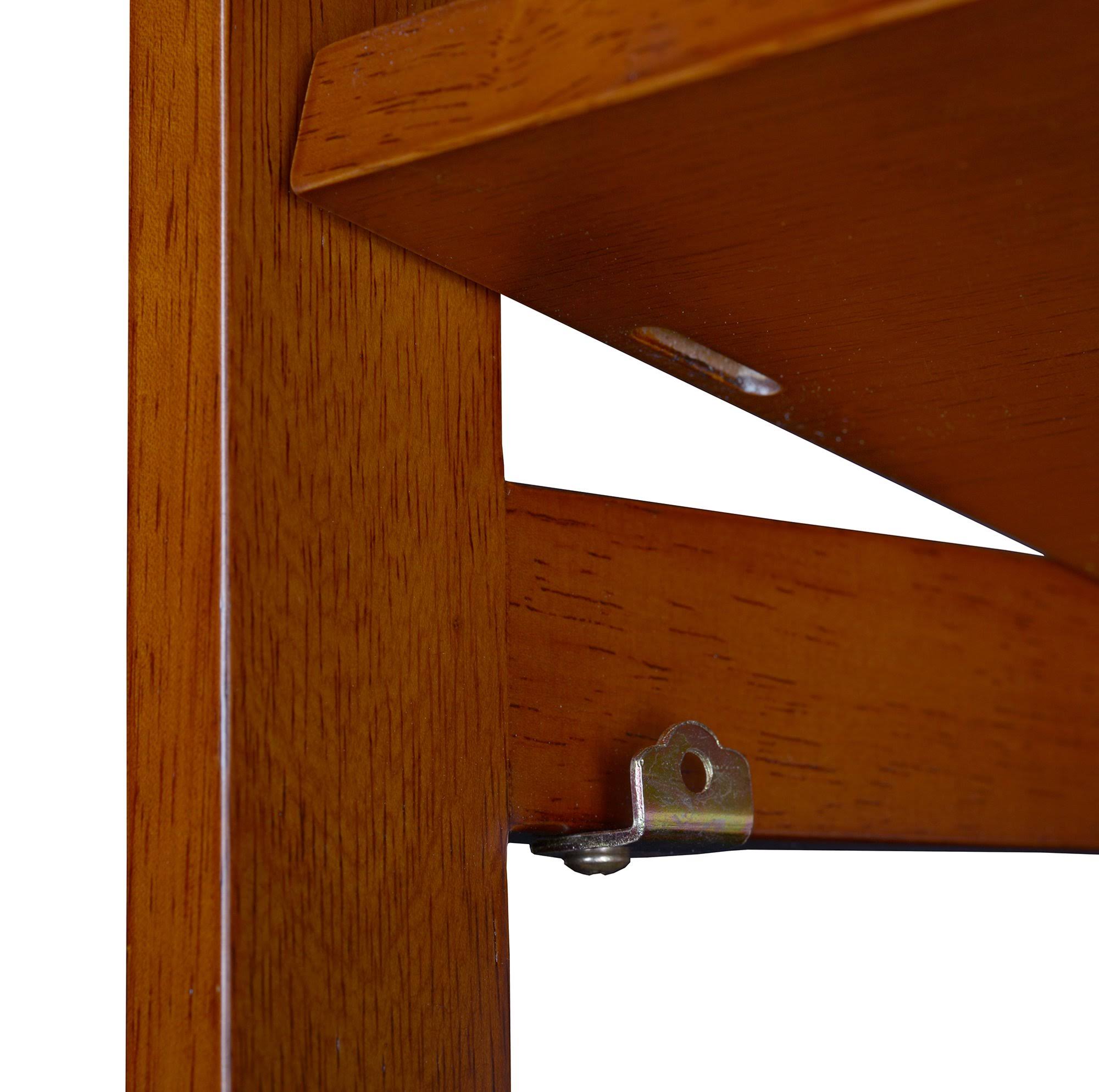 White 67x22 High Square Folding Bookcase K532515