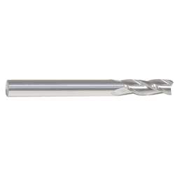 Solid Carbide Square End Mill, 3 Flute, 30 Degrees Helix C85750