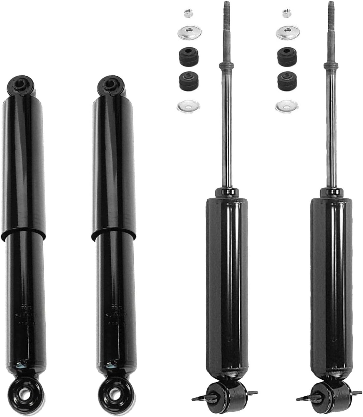 2WD Front & Rear Shock Absorber Assembly 4pc Set Z633