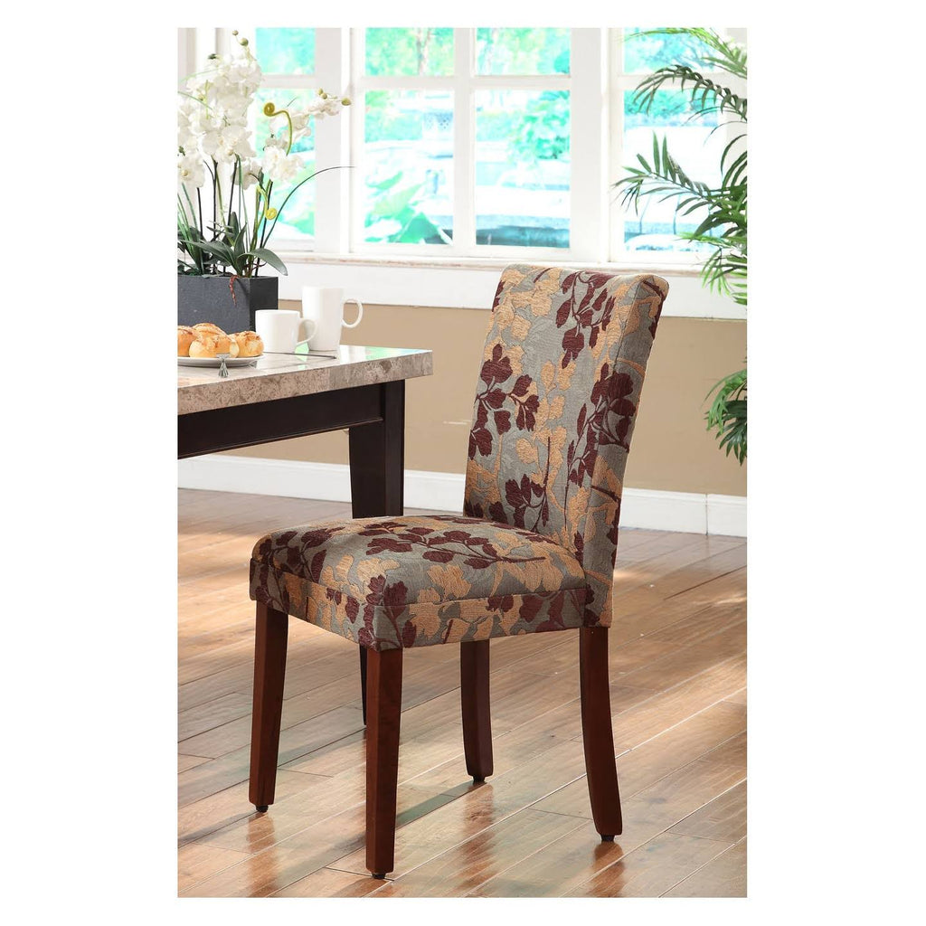 Brown Tan Parsons Dining Chair V55417