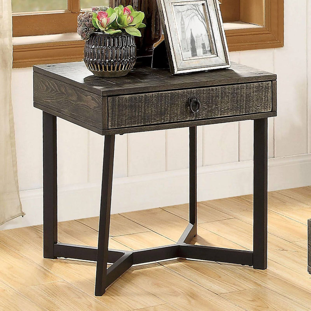 Dark Oak Espresso End Table T683