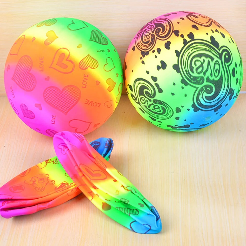 Rainbow Inflatable Beach Volleyball Toys K35983