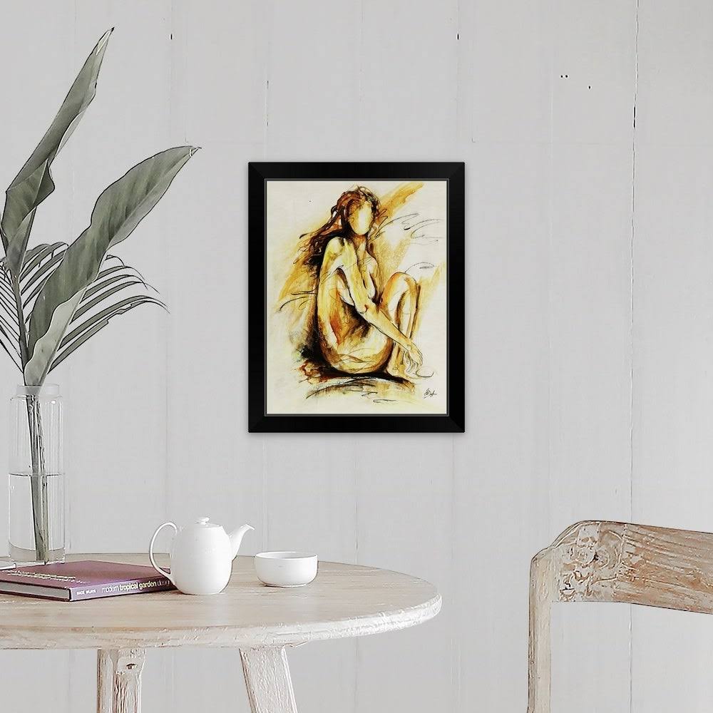 Black Framed Print Wood Portrait Rectangle 1 Piece 16 x 20 X24893