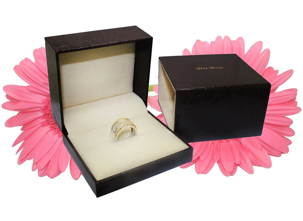 14K White Gold Diamond Engagement Ring L334