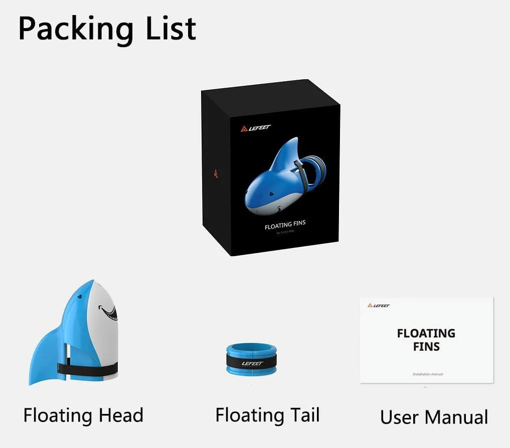 Floating Fins for Underwater Scooter K86885