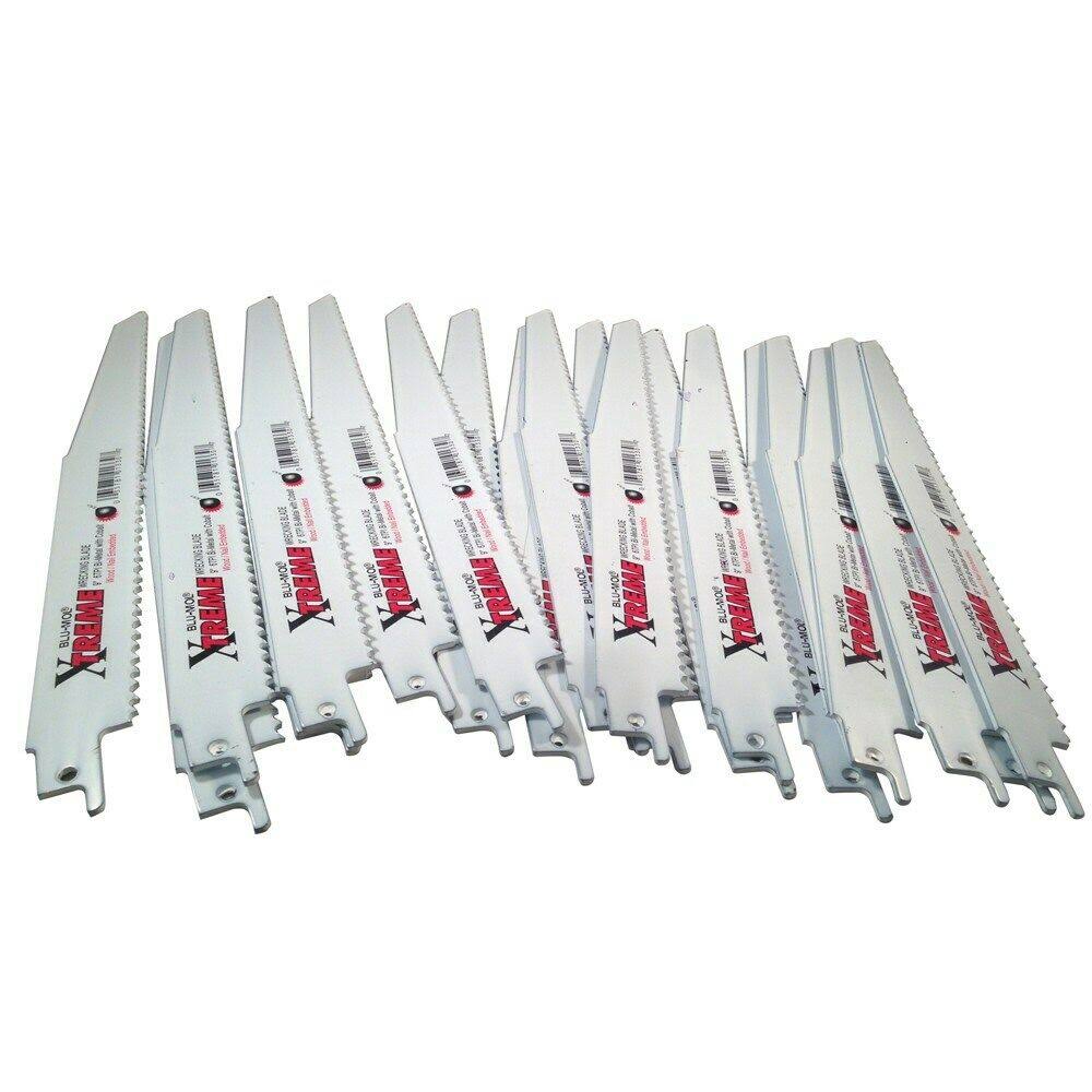 20 Pack 9 in. 6 TPI Bi-Metal Demolition Reciprocating Saw Blade T137340
