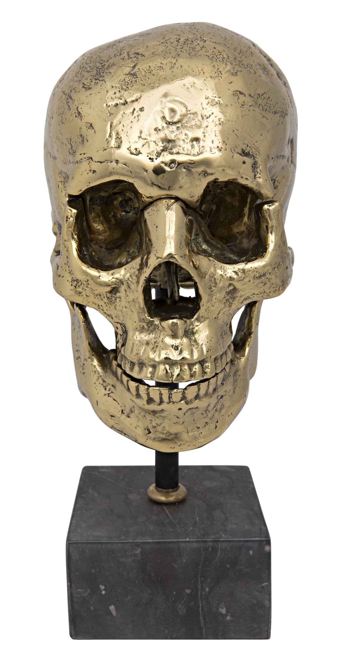 Brass Skull on Stand F84988