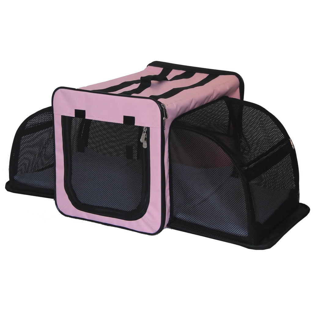 Blue Lightweight Collapsible Pet Dog Crate W414