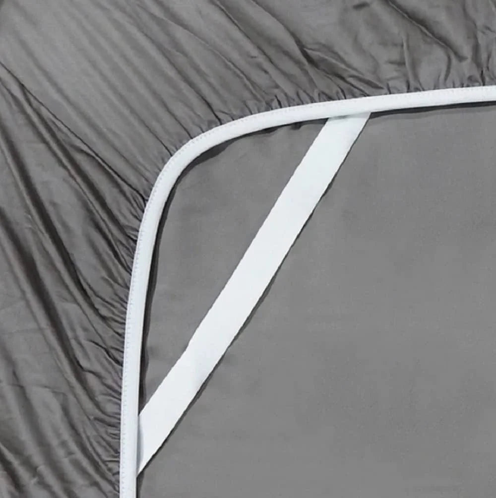 Charcoal Twin XL Fitted Sheet Q651