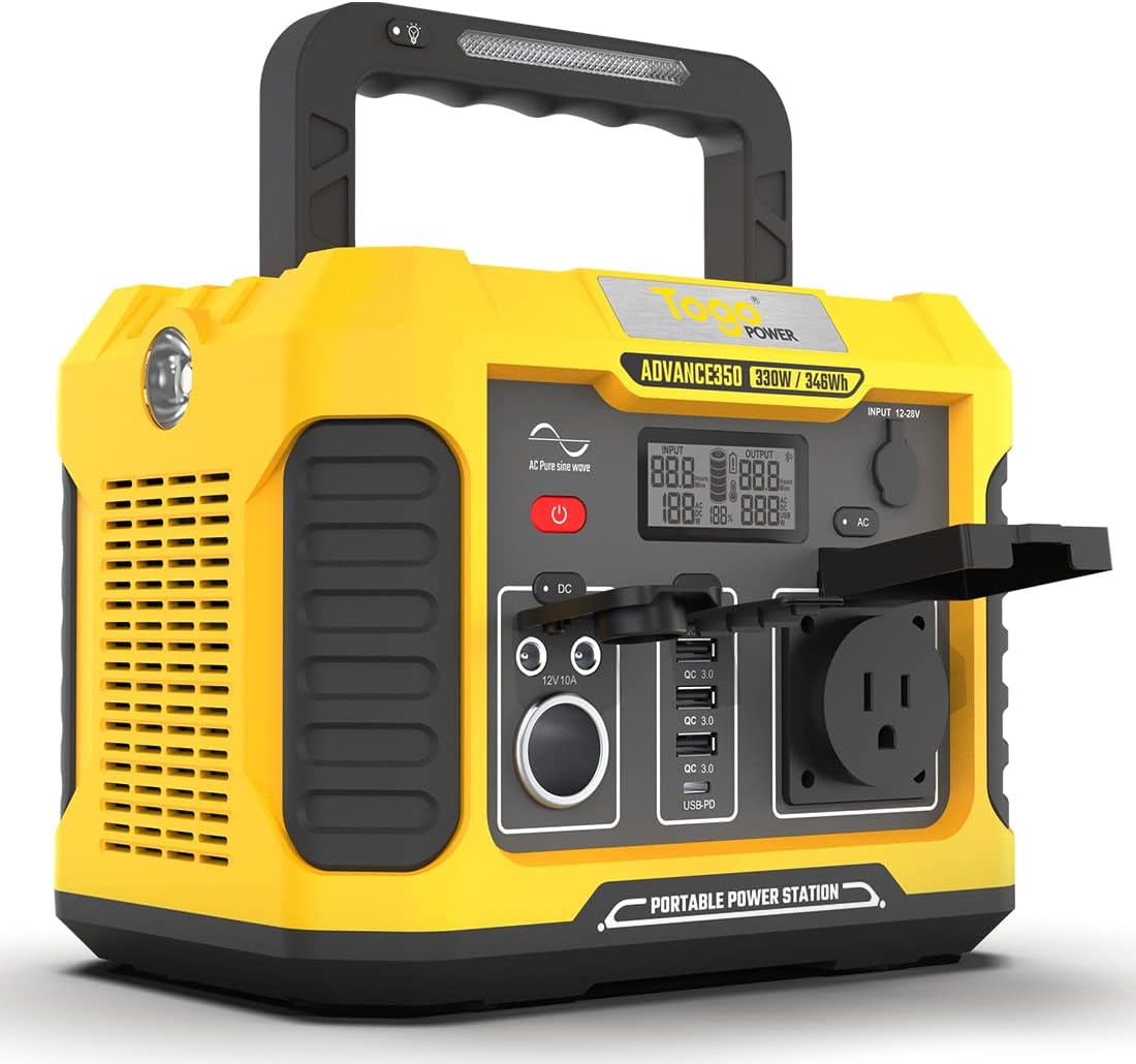 Portable Power Station 330W Pure Sine Wave AC Outlet T4131
