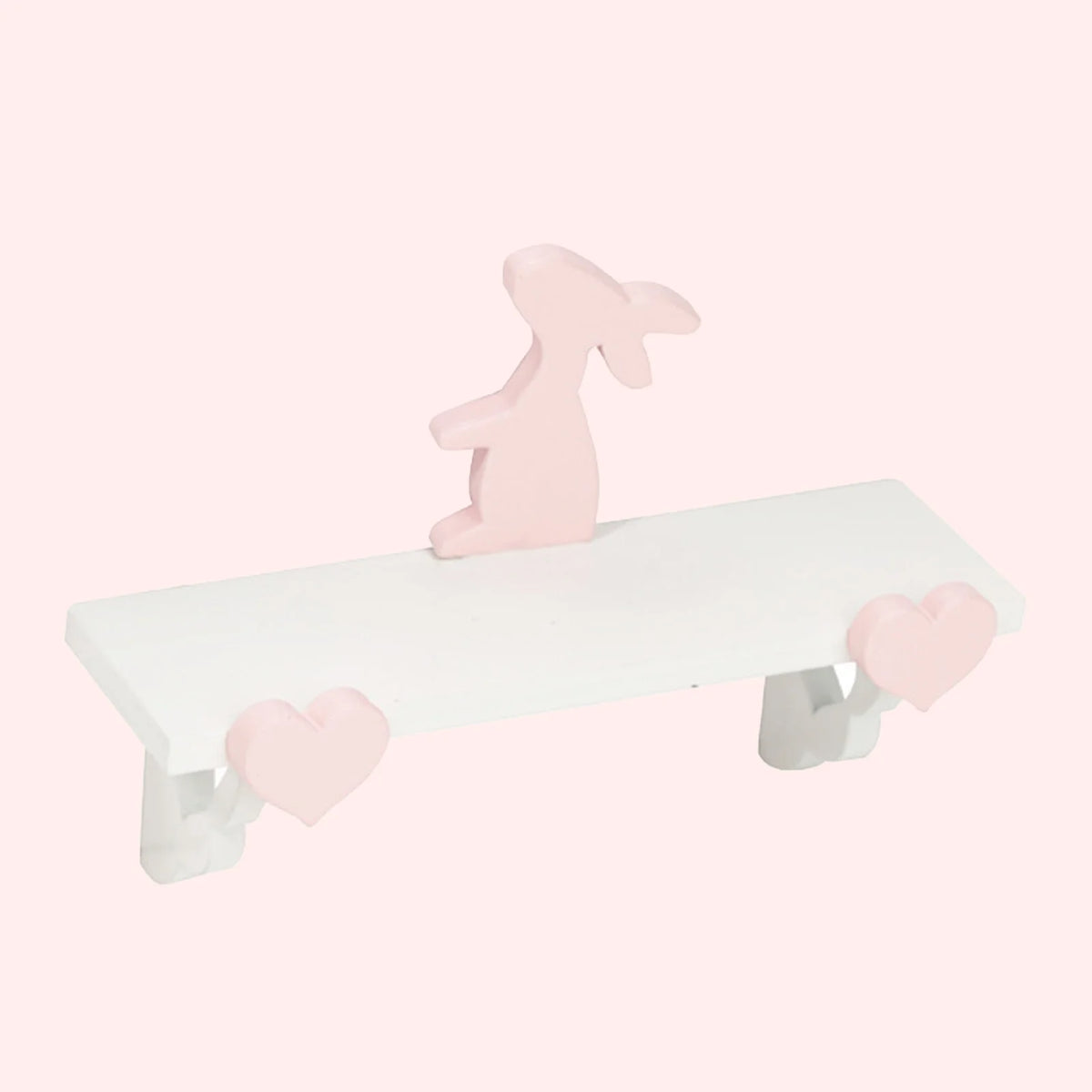 Mini Rabbit Rack Birch Dollhouse Shelf E57702
