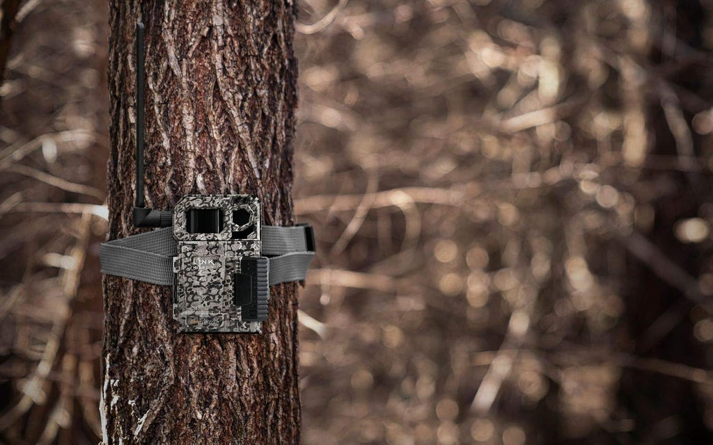Cellular Trail Camera with Micro SD Card, Card Reader, Batteries, Reinforced Strap, and Microfiber Cloth Screen Cleaner Z313
