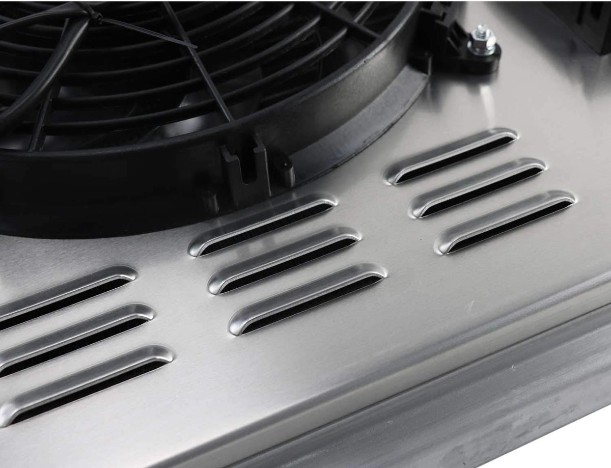 3 Row Aluminum Radiator with Fan Shroud Assembly A101