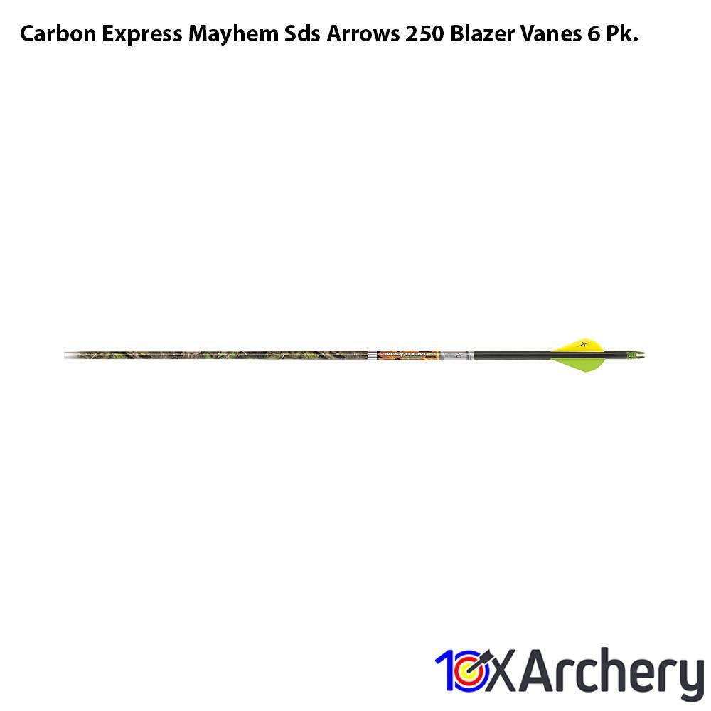 6 Pk. Carbon Express Arrows with Blazer Vanes O154