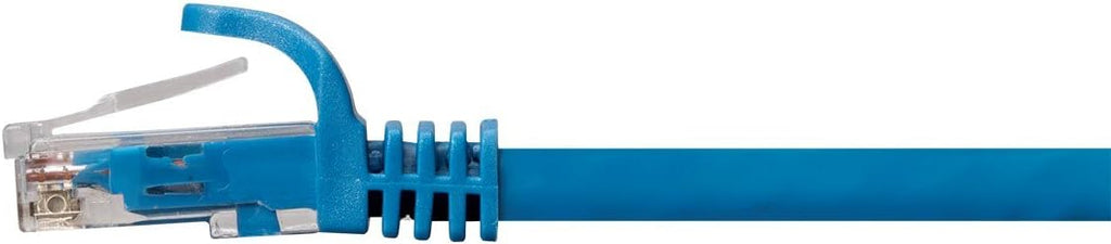Cat6 Ethernet Patch Cable - 50 feet - Blue - Snagless RJ45 550Mhz UTP Plenum Pure Bare Copper Wire 23AWG U857450