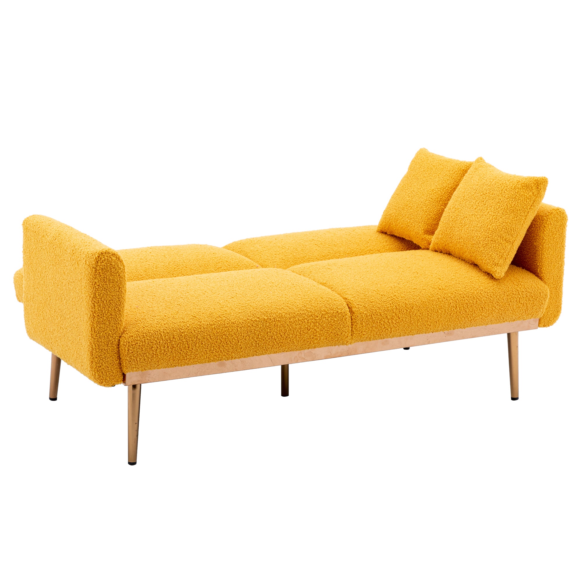 Yellow Velvet Sofa Loveseat Set S888488