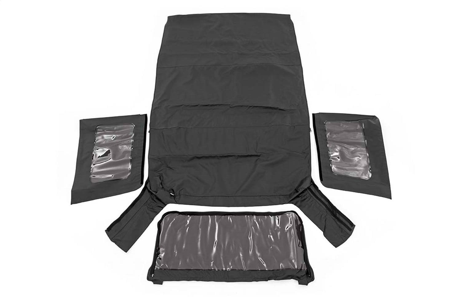 Black Soft Top for 4 Door Jeep JK Wrangler J6048