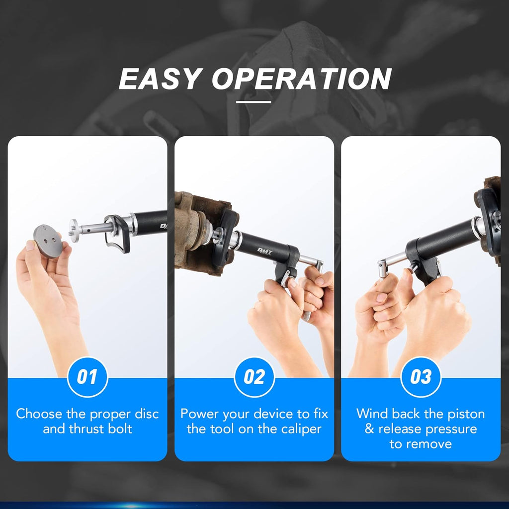23pc Pneumatic Brake Caliper Compression Tool with 2 Caliper Hangers Z4607