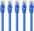 Cat 6 Ethernet Cable 100 ft (5-Pack) Blue H48123