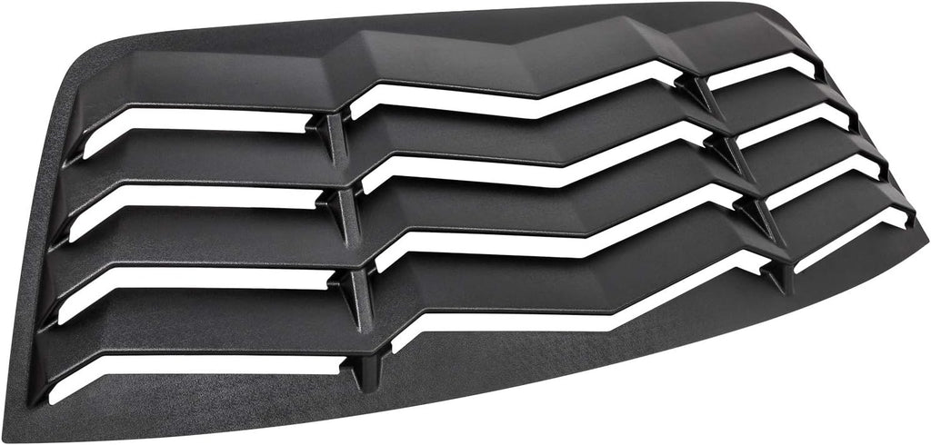 Rear Window Louver Windshield Sun Shade Cover for Dodge Challenger Custom Fit ABS Matte Black C4232