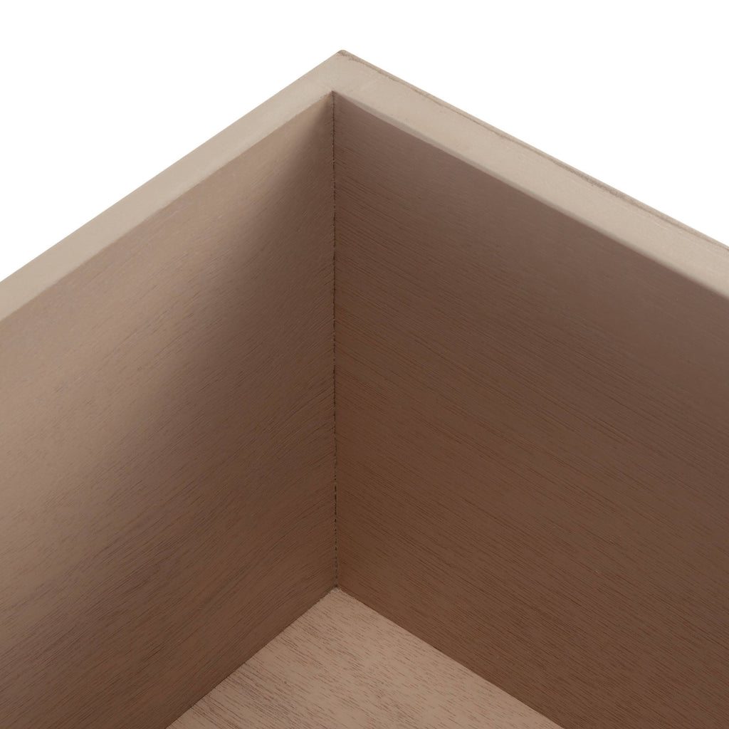 4 Drawer Distressed White Media Stand V5376
