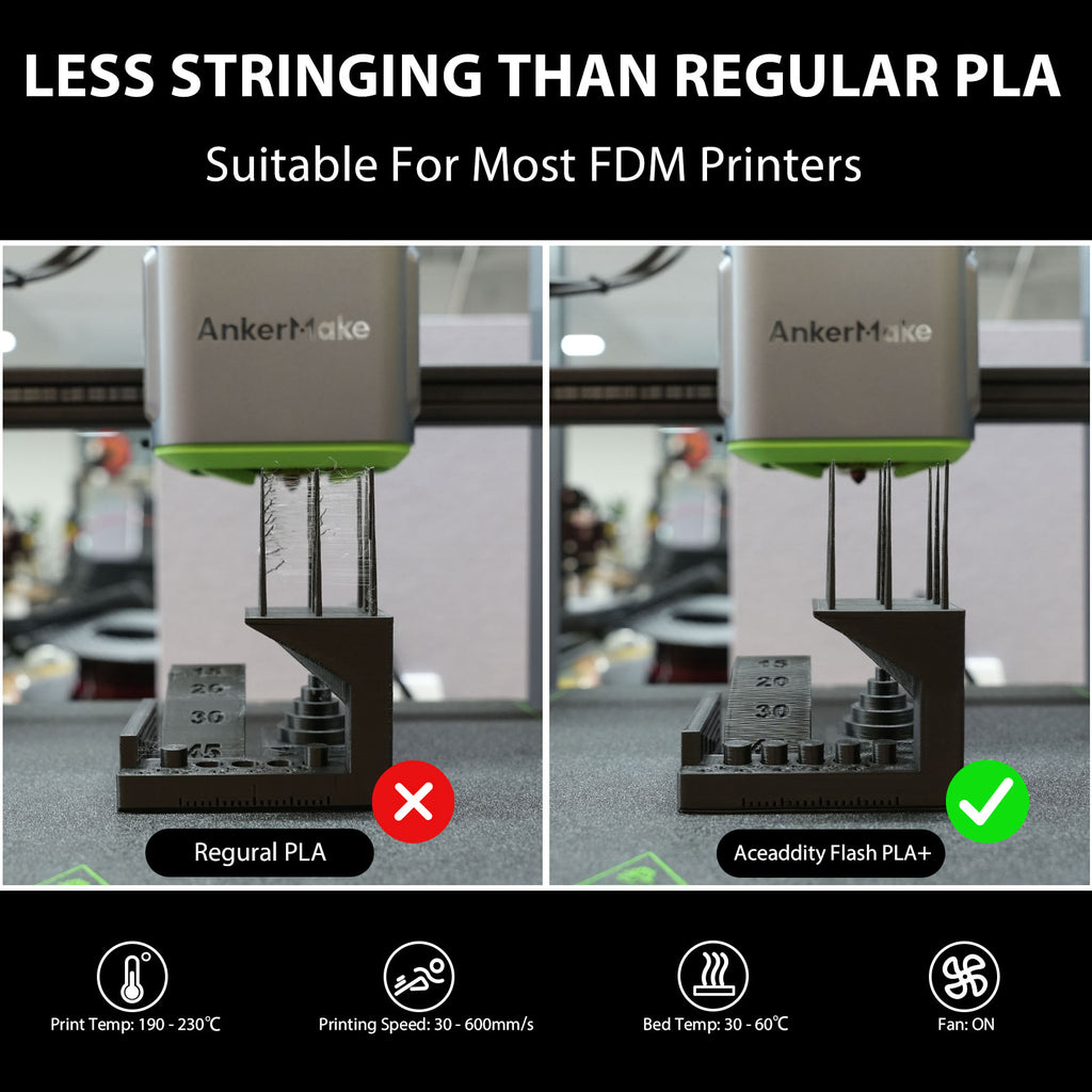 Green PLA+ Filament 1.75mm 1KG 6 Rolls E764796
