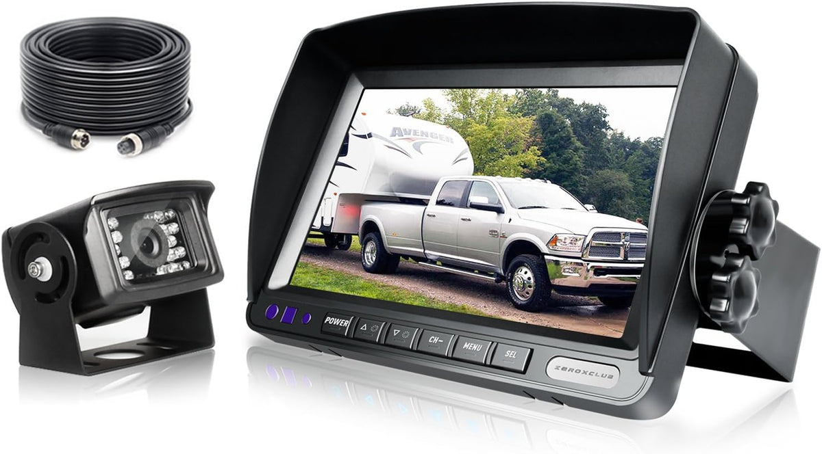 HD Wired Backup Camera System Kit with 7" LCD Monitor P72780
