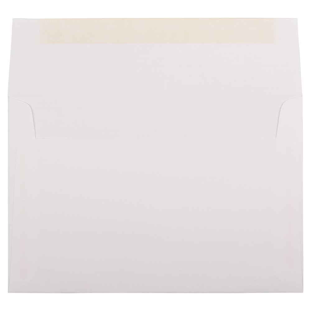 A8 Invitation Envelopes, 5.5 x 8.125, Bright White Wove, 1000/Carton Y911