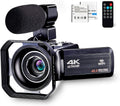 4K 48MP Camcorder with Microphone & Remote Control WiFi Digital Camera Q794