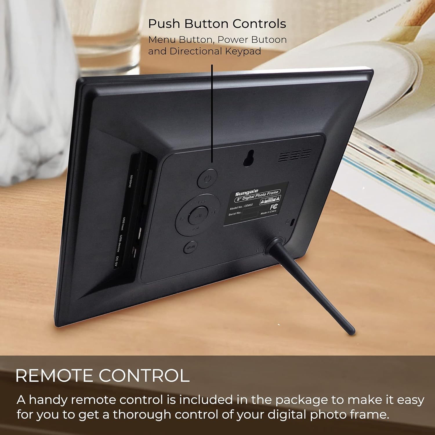 10 inch Digital Picture Frame with Remote Control H559