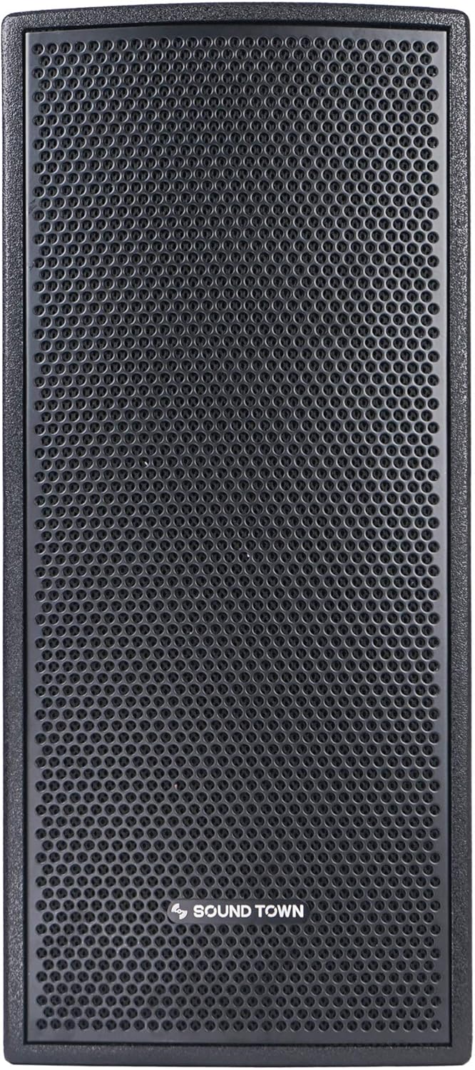 Pair of Dual 8 2-Way Passive Professional Loudspeaker, Black with U Bracket G26400