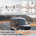 54" 3 Bar Ladder Roof Rack with Wind Deflect E941289