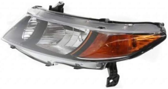 Honda Civic Headlight Assembly Pair Driver and Passenger Side M9724